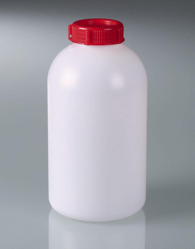 Wide Neck Bottle 2000 Ml HDPE Lead Sealable LabFriend New Zealand