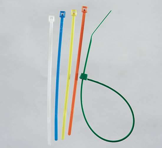 Cole-Parmer Essentials 40 Pound Solid Nylon Cable/Zip Ties, 8" L, Black; 100/PK JMG No. 1014155 MPN 06830-89