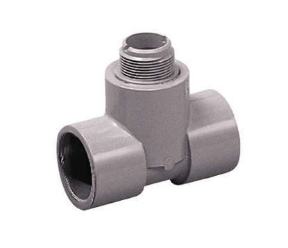 TEE PVC80 FOR 1.25"ID PIPE