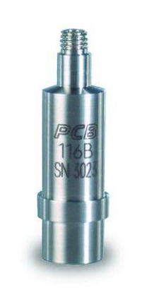 Model:116B - .High temperature (+650 F/343 C) pressure sensor, 100 psi, 6 pC/psi