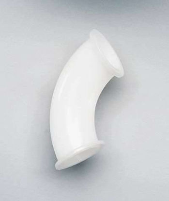 Masterflex, Fitting, Polypropylene, 90° Elbow, Sanitary Clamp Union, 1-1/2" Clamp