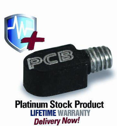 Model:352C23 - Platinum Stock Products; Miniature, lightweight (0.2 gm), ceramic shear ICP® accelerometer, 5 mV/g, 2 to 10k Hz, 10-ft detachable cable