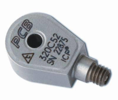Model:320C52 - Miniature (2 gm), ring-style, very low temperature coefficient, ICP® accelerometer, 10 mV/g, 1 to 10k Hz, 5-44 side connector