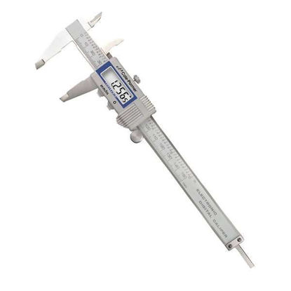 Traceable  Digital Caliper with Calibration, Stainless Steel; 0-6"