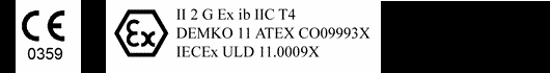 TL1-R Thermometer, 16 inch Sensor, ATEX/IECEx Certification (II 2 G Ex ib IIC T4), Ambient temperaturerange -20°C to +40°C, Calibration Report in Fahrenheit/Celsius JMG No. 1197122 MPN TL1R-16