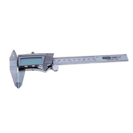 General Tools Digital Stainless Steel Caliper 147, inches/milimeters ...