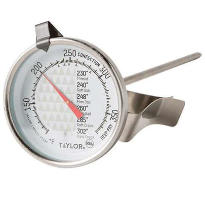 Taylor 5983N Classic Candy & Deep Fry Thermometer, Stainless Steel