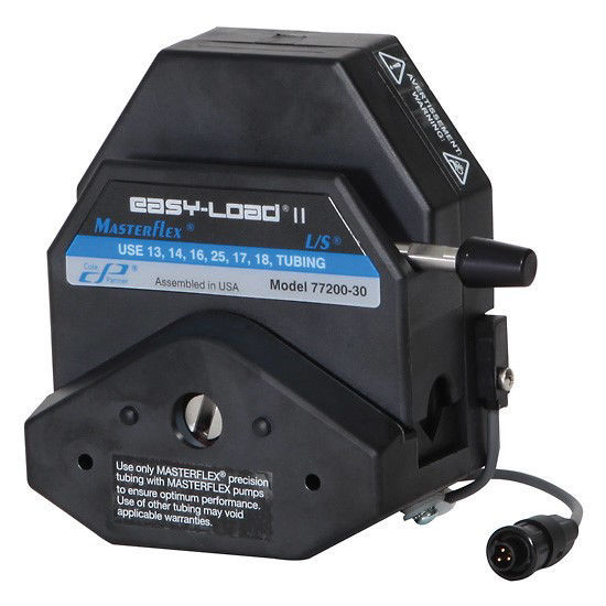 Masterflex L/S® Easy-Load® II Pump Head for Precision Tubing with Open-Head Sensor, PPS Housing, SS Rotor JMG No. 1259456 MPN 77200-30
