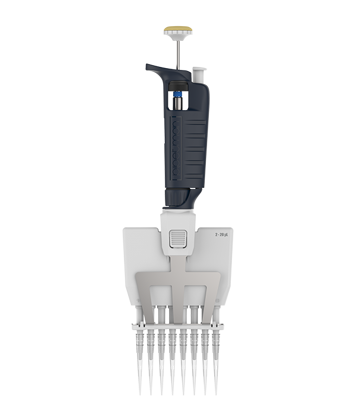 Gilson PIPETMAN G Multichannel P8x20G Pipette, Manual Air Displacement, 2-20 μL, PIPETMAN G, 8 channel, Metal ejector