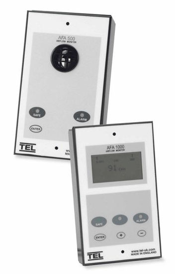 TEL UK Air Flow Monitor for Fume Hoods, 30 to 400 FPM Monitoring Range ...