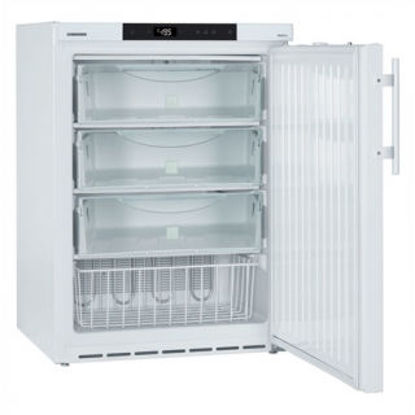 Liebherr, LGUex-1500, Spark-free Pharmaceutical Freezer, 141L, Undercounter, white steel, Solid doors, Digital control