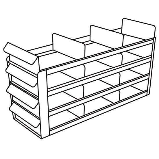 Argos Technologies PolarSafe® Upright Freezer Sliding Tray EcoRack for