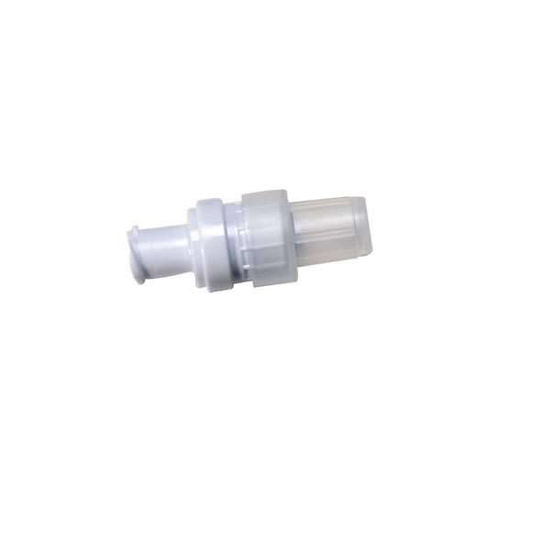 Masterflex, Fitting, SNA/LDPE, Straight, OneWay Check Valve with Silicone Diaphragm, Female