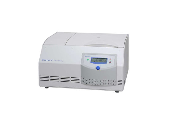 Sigma, Refrigerated Benchtop Centrifuge, 3-16KL, 15300 rpm, 4 x 400 ml (Swing-out rotor), 6 x 94 ml (Fixed-angle rotor), 355 x 630 x 600 mm JMG No. 1020914 MPN 10360