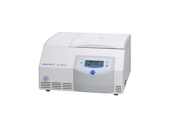 Sigma, Refrigerated Benchtop Centrifuge, 2-16KL, 15300 rpm, 4 x 100 ml (Swing-out rotor), 30 x 85 ml (Fixed-angle rotor), 310 x 550 x 570 mm JMG No. 1020881 MPN 10350