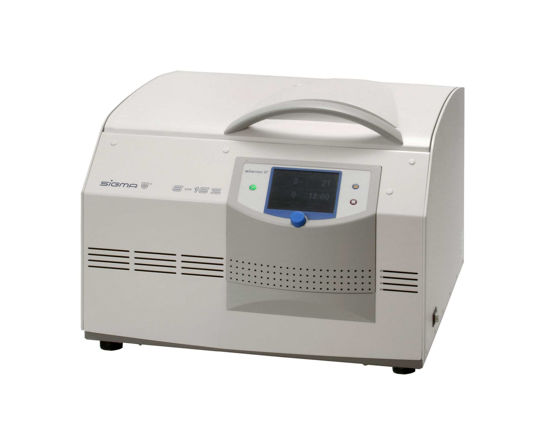 Sigma, Heatable Benchtop Centrifuge, 6-16HS, 13500 rpm, 4 x 1000 ml (Swing-out rotor), 6 x 500 ml (Fixed-angle rotor), 483 x 581 x 711 mm JMG No. 1021082 MPN 10393