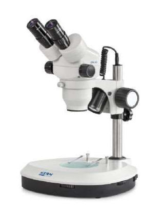Stereo zoom microscope Trinocular Greenough; 0,7-4,5x; HSWF10x23; 3W LED