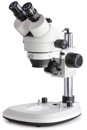 Stereo zoom microscope Binocular Greenough; 0,7-4,5x; HWF10x20; 1W LED
