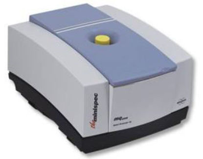 mq-one Spin Finish Analyzer: the minispec mq-one Spin Finish Analyzer, 25 TD-NMR System for determination of Spin Finish on Fibre (also known as Oil-Pick up, OPU, Avivage, Finish on Fibre, FOF, and Finish on Yarn, FOY). the minispec mq-one