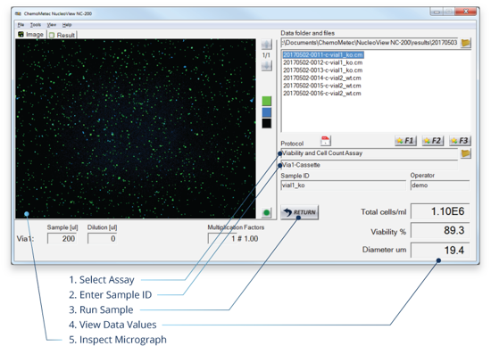 NucleoView™ Software Update Unlimited ongoing NucleoView™ NC-250 software updates (FOC) JMG No. 1324275 MPN 950-3003