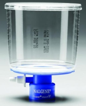 Bottle-Top Filter, PES, sterile, 500 ml, 0,45μm, 75mm Ø, GL33