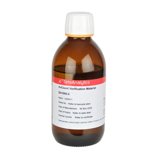 AV Count Verification Fluid 250 ml with certificate of measurement