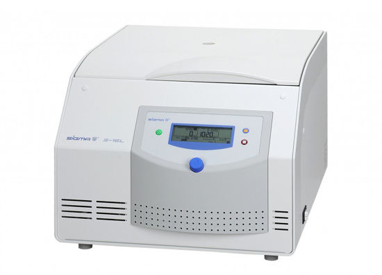 Sigma, Unrefrigerated Benchtop Centrifuge, 3-16L, 15300 rpm, 4 x 400 ml (Swing-out rotor), 6 x 94 ml (Fixed-angle rotor), 355 x 460 x 600 mm