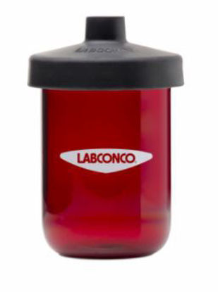 Labconco, Complete Fast-Freeze Flask, Amber, 3/4" Valve Size, 600 ml