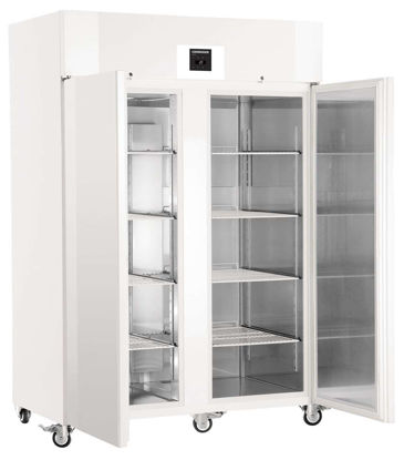 LGPv 1420 MediLine Laboratory Freezer with Profi Controller, Volume 1427 L, Dynamic Cooling, Dimension 1430 x 830 x 2150 mm, White Steel Cabinet Finish