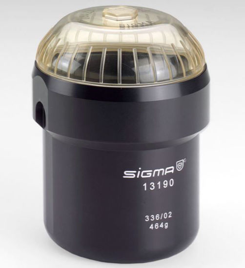 Sigma, Round Rotor Bucket, 400 ml, Biosafe, 2 pieces,  142 / 125 mm (without / with cap) JMG No. 1029612 MPN 13190