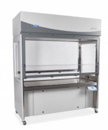 Labconco, Logic Vue Class II Enclosure with International Packaging, 4' width, 8" (20 cm) sash opening, 42" loading height, Integral Base Stand, LED