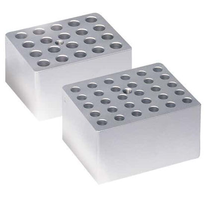 Techne Dri-Block® Aluminum Heating Block Insert, 20 x 12 mm, shallow, flat