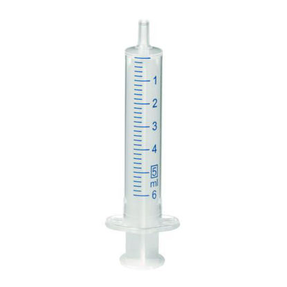Norm-Ject® disposable syringes 5 ml w. LUER connection, sterile, 2 parts, pack of 100