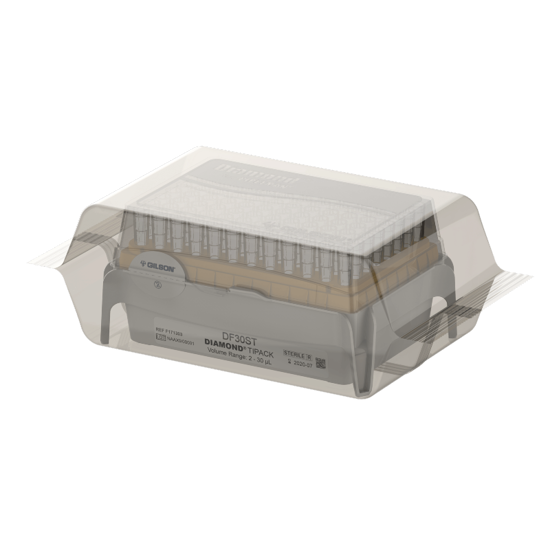Gilson PIPETMAN DIAMOND Universal Pipette Tips DF30ST, 960 (10x96