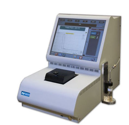 Freeze point analyzer; “single shot” automatic sample injection