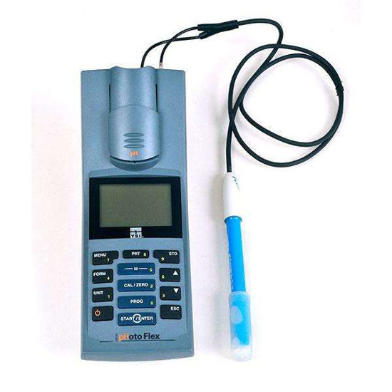 pHotoFlex pH LED filter colorimeter with 6 wavelengths, 38 pre