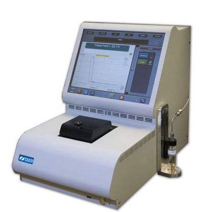 Freeze and cloud point analyzer; “single shot” automatic sample injection