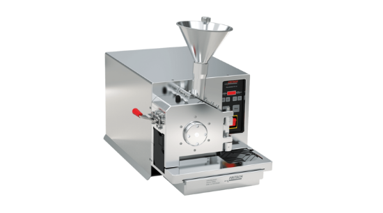 Universal Cutting Mill PULVERISETTE 19 instrument without funnel, cutting tool set, sieve cassette, collecting vessel and stand for 200 V/3~, 50/60 Hz, 2650 Watt, 2800-3400 rpm  in a corrosion-resistant stainless steel 316L version_1253379