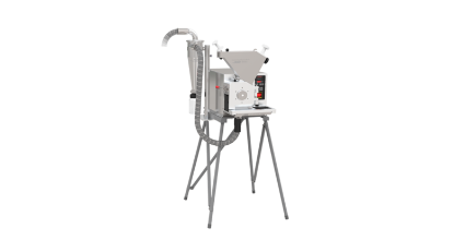 Universal Cutting Mill PULVERISETTE 19 instrument without funnel, cutting tool set, sieve cassette, collecting vessel and stand for 200 V/3~, 50/60 Hz, 2650 Watt, 2800-3400 rpm  in a corrosion-resistant stainless steel 316L version_1253379