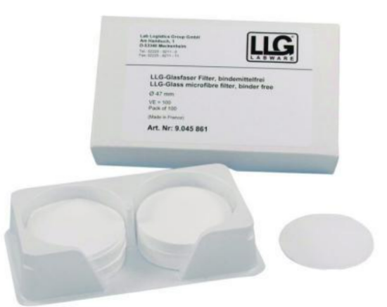 LLG-Glass microfibre filter 25mm 1.6 μm, binder free, pack of 100_1559385