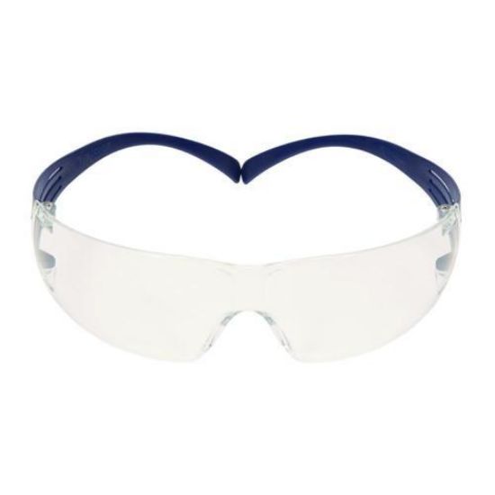 Protection spectacle SecureFit 200 SG/AF, lenses: PC clear frame: blue, SF201SGAF-BLU-EU_1610677