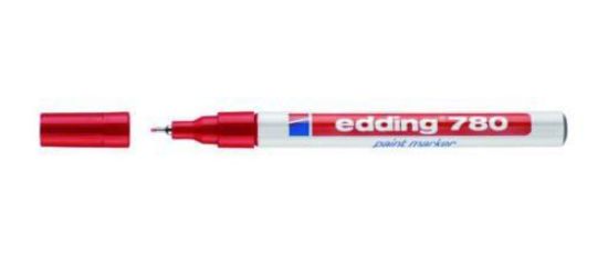 Lackmarker Edding 780 red, streak strength ca.0,8 mm_1730724