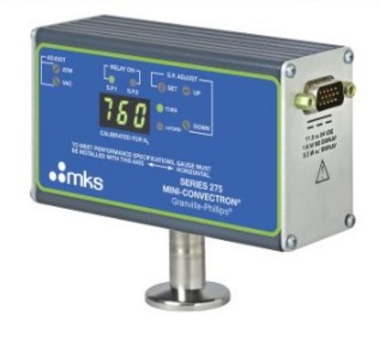 275 Vacuum Pressure Transducer, With display, Analog interface, 2 Relay Set Points, Gold-plated Tungsten fillaments,1/4 VCR female fitting_1893969