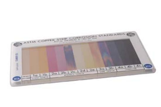 ASTM - IP COPPER STRIP, CORROSION STANDARD, set of thirteen plaques printed on
aluminium and encased in plastic for protection_1246990