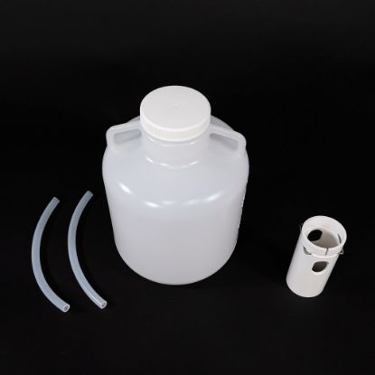 ISCO, Bottle Configuration For 6700 Series Full-Size Portable Sampler (1 Polyethylene 2.5 Gallon), round bottle with cap, tube guide and 2 tubes_1280064