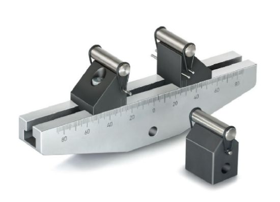 Kern Small 3-Point Bending Device, Steel, Up to 10 kN, Threaded Hole M6 ...