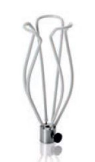 Glassware Holder, 6",Vinyl-coated Type 304 stainless steel wire with height adjustment screw_1687576