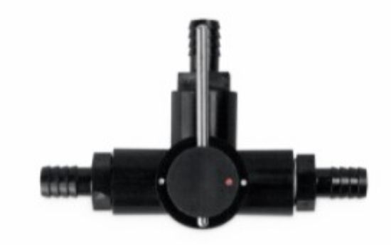 Labconco Three-Way Valve, Polypropylene, 0.5
