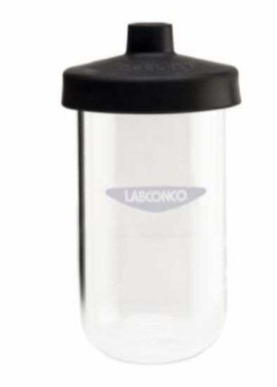 Fiaschetta Fast Freeze Labconco 7541000 - Vetro Borosilicato Con Coperchio E Adattatore Inox - 1200 Ml
