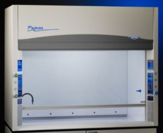 6' Protector PVC Acid Digestion Hood, 37.7" exterior depth, with 2 service fixtures, 208-230V, 50/60Hz_1692624